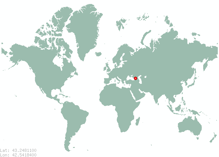 Urochishche Itkol in world map