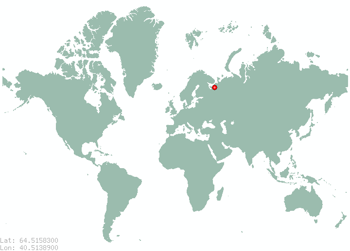 Ust'-Zaostrovskaya in world map