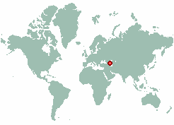 Yaldzhukh in world map