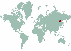 Neryungri in world map
