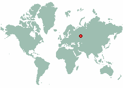Perm International Airport in world map