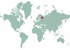 Unezhma in world map