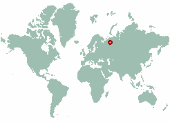 Izhma Airport in world map
