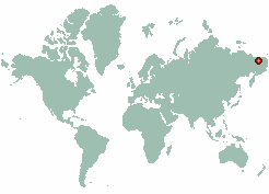 Bilibino in world map
