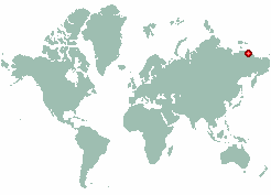 Indigirskiy in world map