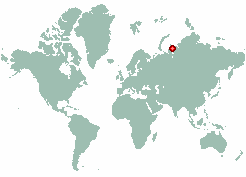 Sabetta in world map